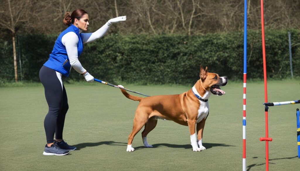 addestramento Amstaff